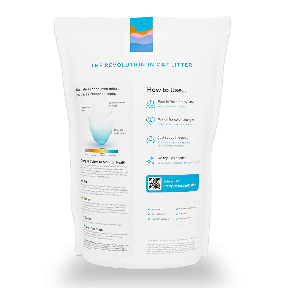 PrettyLitter Health Monitoring Cat Litter (6 LB)