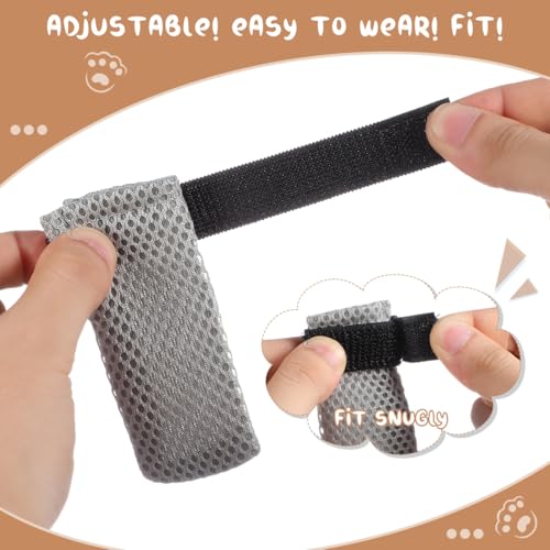 4pcs Cat Foot Covers (Grey / 10X9X0.5CM)