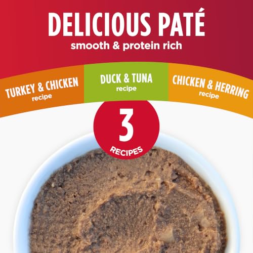 Variety Flavors Pate Wet Canned Cat Food (5.5 Ounce (Pack of 24))