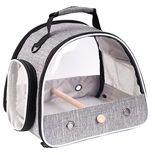 Small Bird Travel Carrier (Grey)