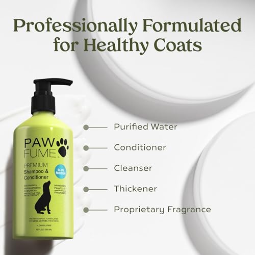 PAWFUME Dog Shampoo and Conditioner (Shampoo & Conditioner Blue Ribbon / Pack of 1)