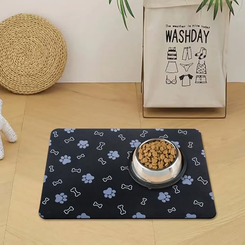 Pet Cat Dog Food Non Slip Mat for Water Bowl