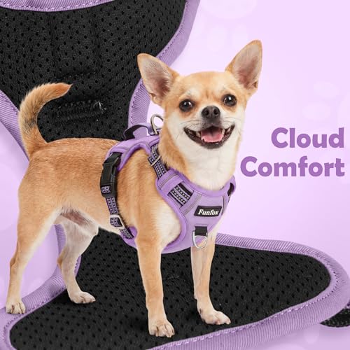 Dog Harness No Pull (Purple / Medium)