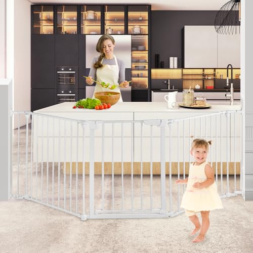 Extra Wide Baby Gate (Whtie / 30"*72"(3-Panel))