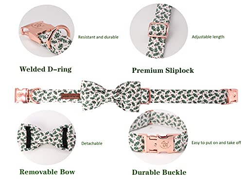 Christmas Dog Collar (Christmas Green / X-Large (Pack of 1))
