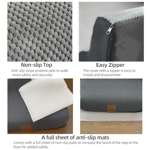6 Step Pet Stairs Ramp for High Beds Sofas 18