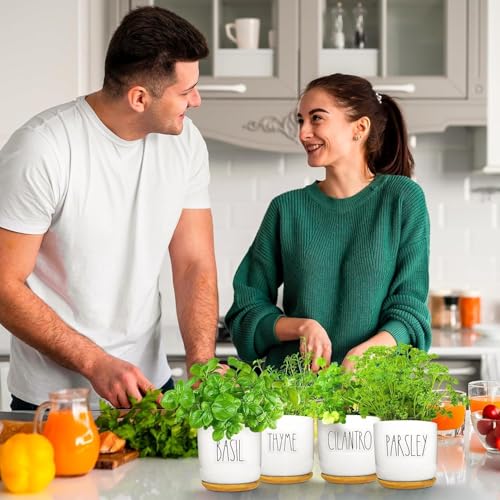 Indoor Herb Garden Kit (Ceramic Edition)