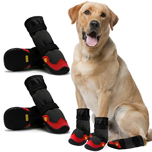 Dog Shoes for Hot Pavement Anti (Size 3: 1.96''x1.77''(L*W))