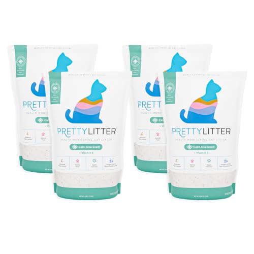 PrettyLitter Health Monitoring Cat Litter (6 LB (Pack of 4))