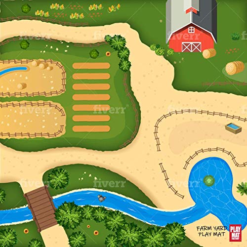 Farm Play Mat for Farm Toys
