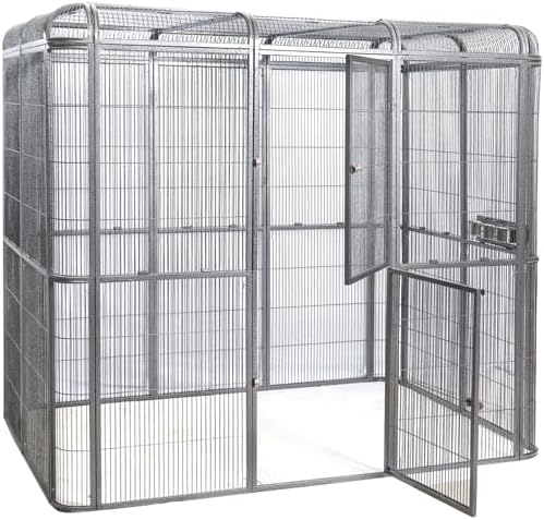 Walk in Bird Aviary Cage Parrot Macaw Reptile Dog H79xW86xD62 Flight Cage