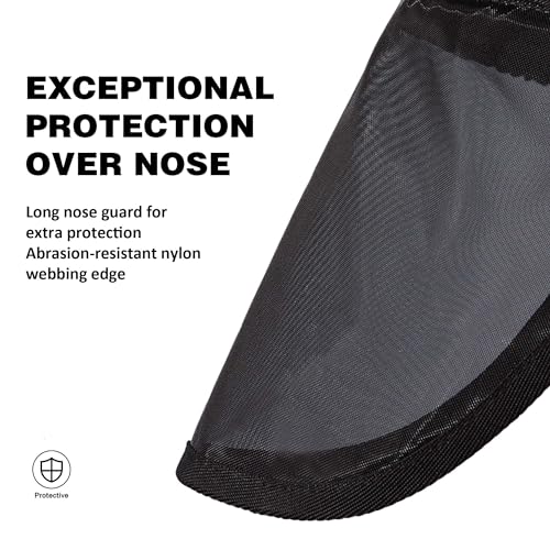 Pro LumiVista Horse Full Face Fly Mask Large Eye Space Long Nose with Ears UV Protection for Horse Iridescent Prints M (Iridescent Prints / M)