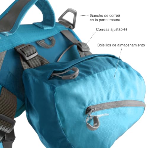 Baxter Dog Backpack Harness (Baxter Pack / Chili/Barn Red)