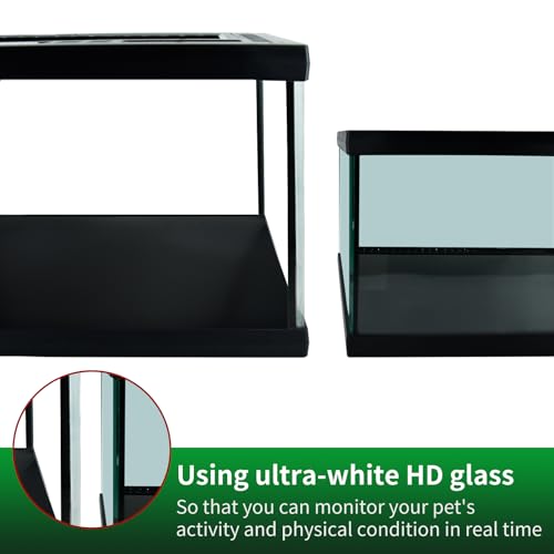 Reptile Glass Terrarium Tank 12"*8"*6" (12*8*6inch)