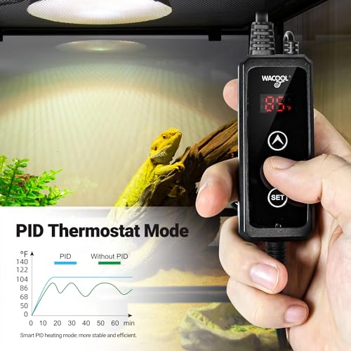 Reptile Light Fixture with Dimming Thermostat (5.5 inch-1pack)