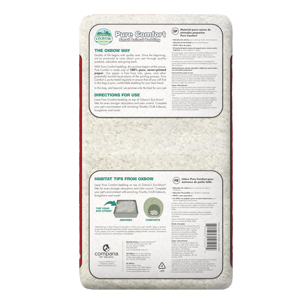 Small Animal Bedding (White / 36 Liter)