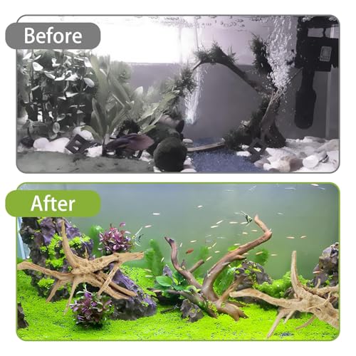 Aquarium Driftwood (Spiderwood（7-11 inch pack of 3）)