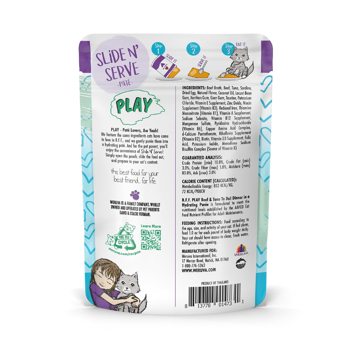 B.F.F. Play Best Feline Friend Paté Lovers (3 Ounce (Pack of 12))