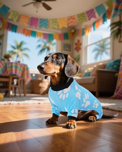 4 Pack Blue Dog Pajamas for Large Dogs (XX-Large)