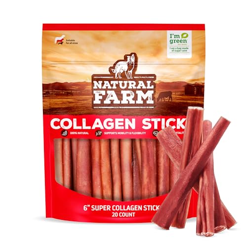 Odor Free Super Collagen Dog Chews (6" Standard - 20 Count)