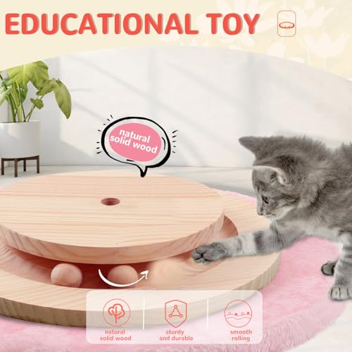 45'' Tall Cat Scratching Post Tree (pink-45inch)