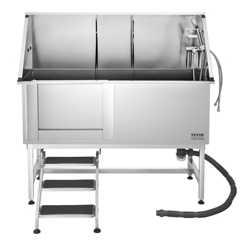Stainless Steel Dog Washing Station (62 inch)