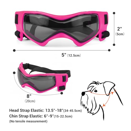 Medium Dog Goggles for Medium Breed UV (Medium / Pink)