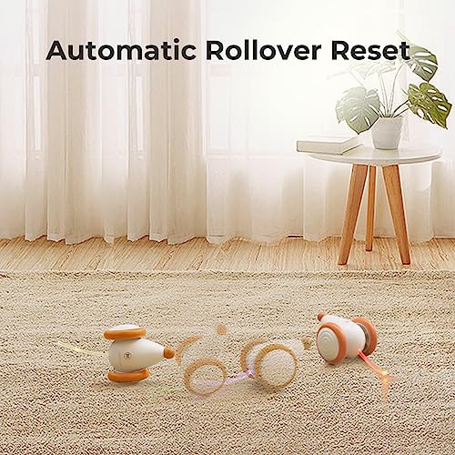 Interactive Cat Toys for Indoor Cats (Yellow)