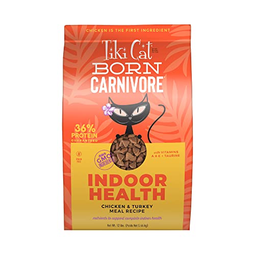 Tiki Cat Born Carnivore Indoor Health (12 Pound (Pack of 1))