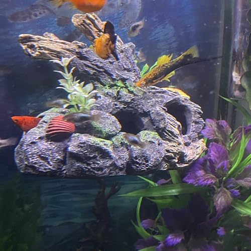 Aquarium Decor Magnetic Driftwood Outcropping Ornament
