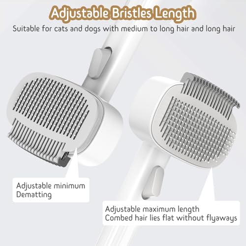 Dog & Cat Brush for Shedding (Gray)