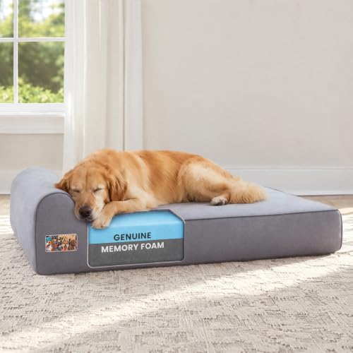 Orthopedic Dog Beds for Large Dogs (X-large / Grey)