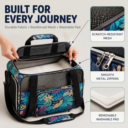 Pet Travel Carrier for Small Medium Cats & Dogs (Hawaii)