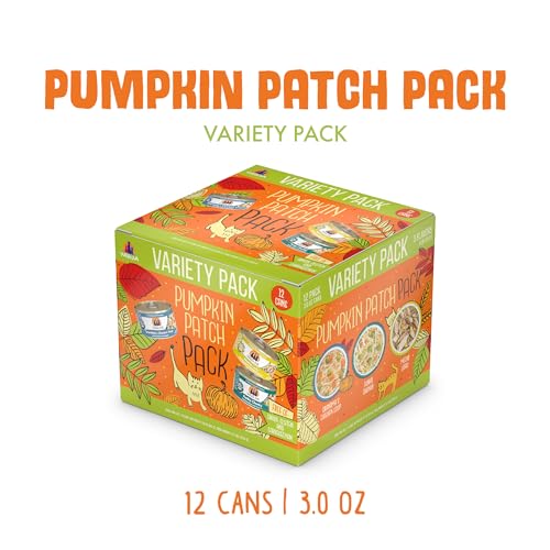 Wet Cat Food Pumpkin Patch Pack Variety Pack (3 Ounce (Pack of 12))