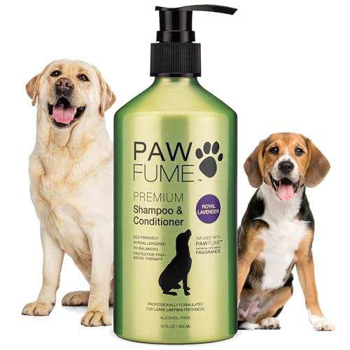 PAWFUME Dog Shedding Shampoo and Conditioner (Shampoo & Conditioner Royal Lavander / Pack of 1)
