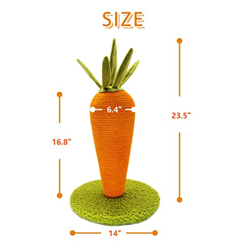 Carrot Cat Scratching Post (Carrot)