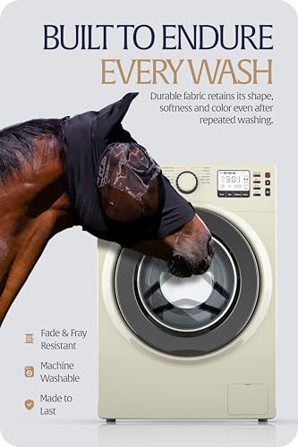 Bug Out Horse Fly Mask (Black / Horse)