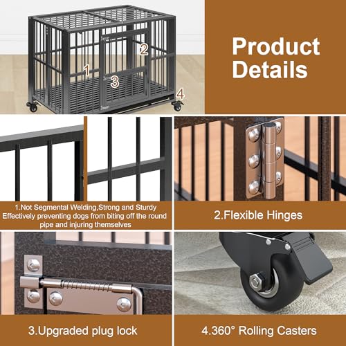 Heavy Duty Dog Crate (38in)
