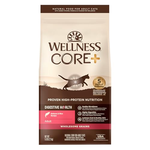 CORE+ Digestive Health Adult Dry Cat Food (5 Pound (Pack of 1))