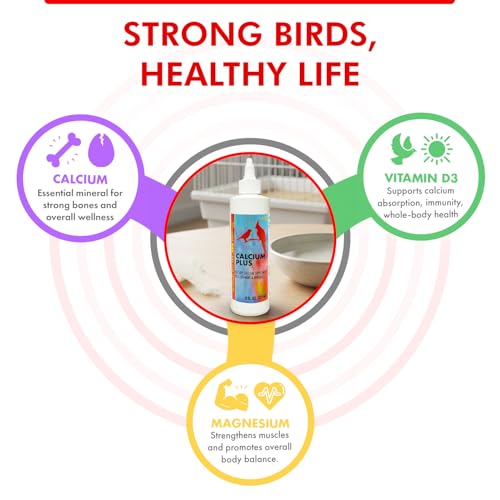 Calcium Plus Liquid for Birds (8 Fl Oz)