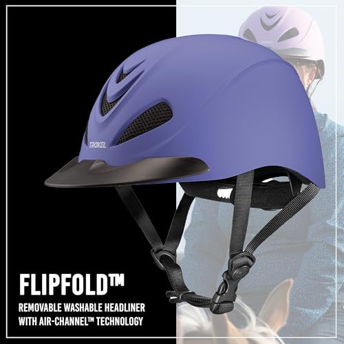 Liberty Ultralight Horse Riding Helmet (Periwinkle / Medium (7 - 7-1/4))