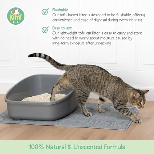 pH Detecting Tofu Cat Litter (D) 6LB - Tofu Cat Litter (With PH Additive))