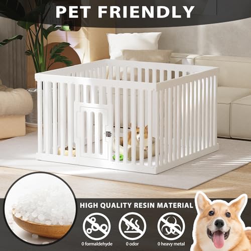 Dog Playpen with Locking Door