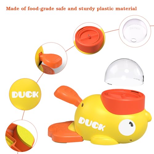 Dog Interactive Treat Dispenser Toy (Yellow)