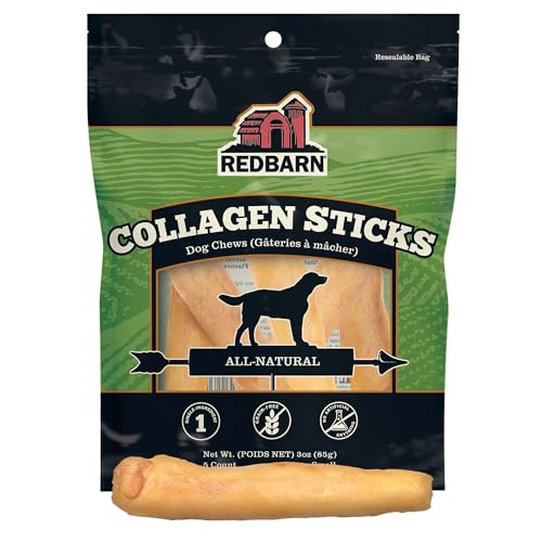 Redbarn Small Collagen Sticks 100% Natural Beef Dog Chew (Small / 1 Count (Pack of 5))