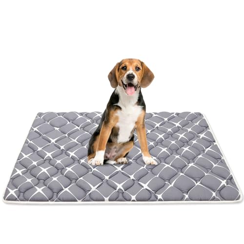 Dog Crate Pad (Gray / 36.0"L x 23.0"W)