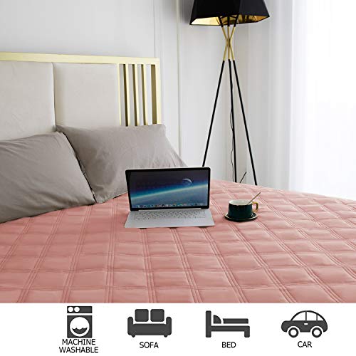 Waterproof Dog Bed Cover Pet Blanket with Anti (30x80 Inch (Pack of 1) / Lightpink)