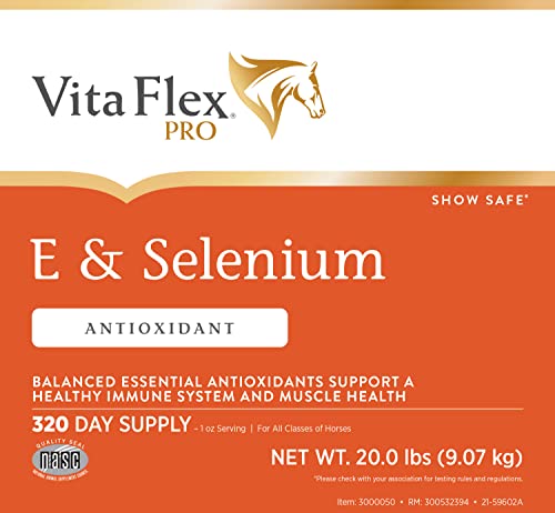Pro E & Selenium Supplement for Horses (320 Day Supply, 20 Pound)