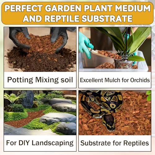 4 Pack Coco Husk Chips for Plants