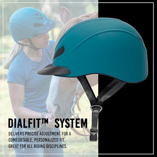 Liberty Ultralight Horse Riding Helmet (Bluestone Duratec / Small (6-5/8 - 7))